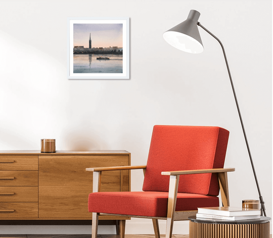 watercolor painting at carré d'artistes